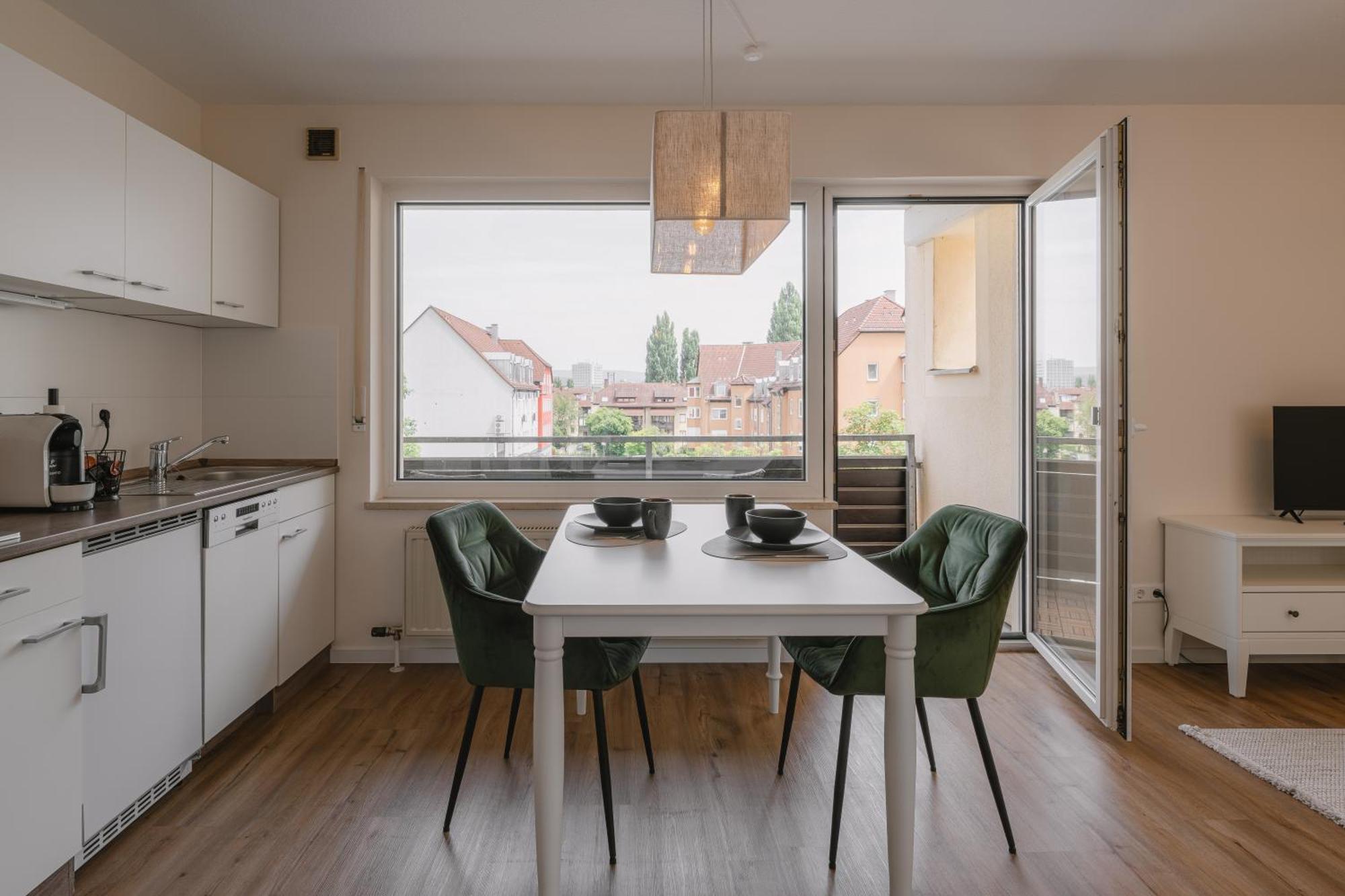 Exklusiv & Zentral: 1-Zi. Apartment Mit Balkon Stellplatz Bayreuth Buitenkant foto